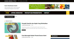 Desktop Screenshot of kuncikesehatanalami.com